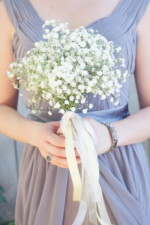 Wedding Photo by Christine Bentley Photography of Bridesmaid with flowers